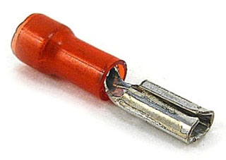 THOMAS & BETTS 32217TP 110 Female Disconnect, Nylon, 22-16 AWG Wire | BK8WPH