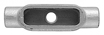 THOMAS & BETTS 370S Conduit Access Fitting Cover, Steel, Zinc Plated/Chromate Coated, 1 Inch Size | BK8WUU 2LUU6