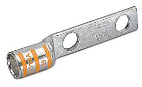THOMAS & BETTS 3875 Compression Lug, Copper, Narrow Tongue, Yellow, 250 Kcmil To 535 Kcmil Wire | BK8WWU