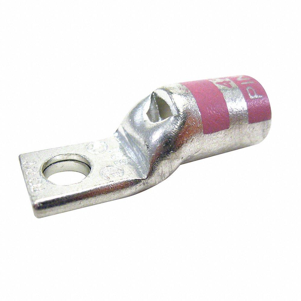 THOMAS & BETTS 54152NT One-Hole Lug Compression Connector, 1/0 Cable Size, Pink, 0.56 Inch Length | CJ2YMR 6MFV7