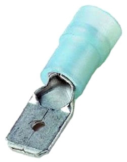 THOMAS & BETTS 54287 250 Male Disconnect, Nylon, 16-14 AWG Wire | BK8YYV