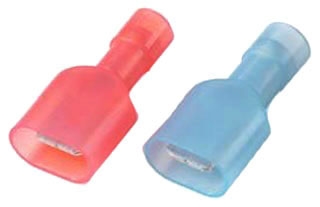 THOMAS & BETTS 61107 250 Male Disconnect, Yellow, Nylon, Insulated, 12 Awg Wire | BK9ATX