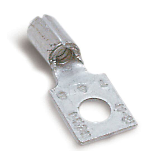 THOMAS & BETTS LB87 Ring Terminal, Explosion Proof, Nylon, Insulated, 18-14 AWG Wire, #8 Bolt | BK9KFF