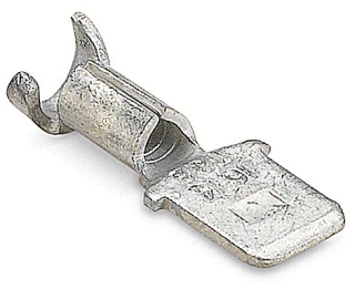 THOMAS & BETTS BG075-14-4 250 Male Disconnect, Non-Insulated, 22-18 AWG Wire | BK9CXZ