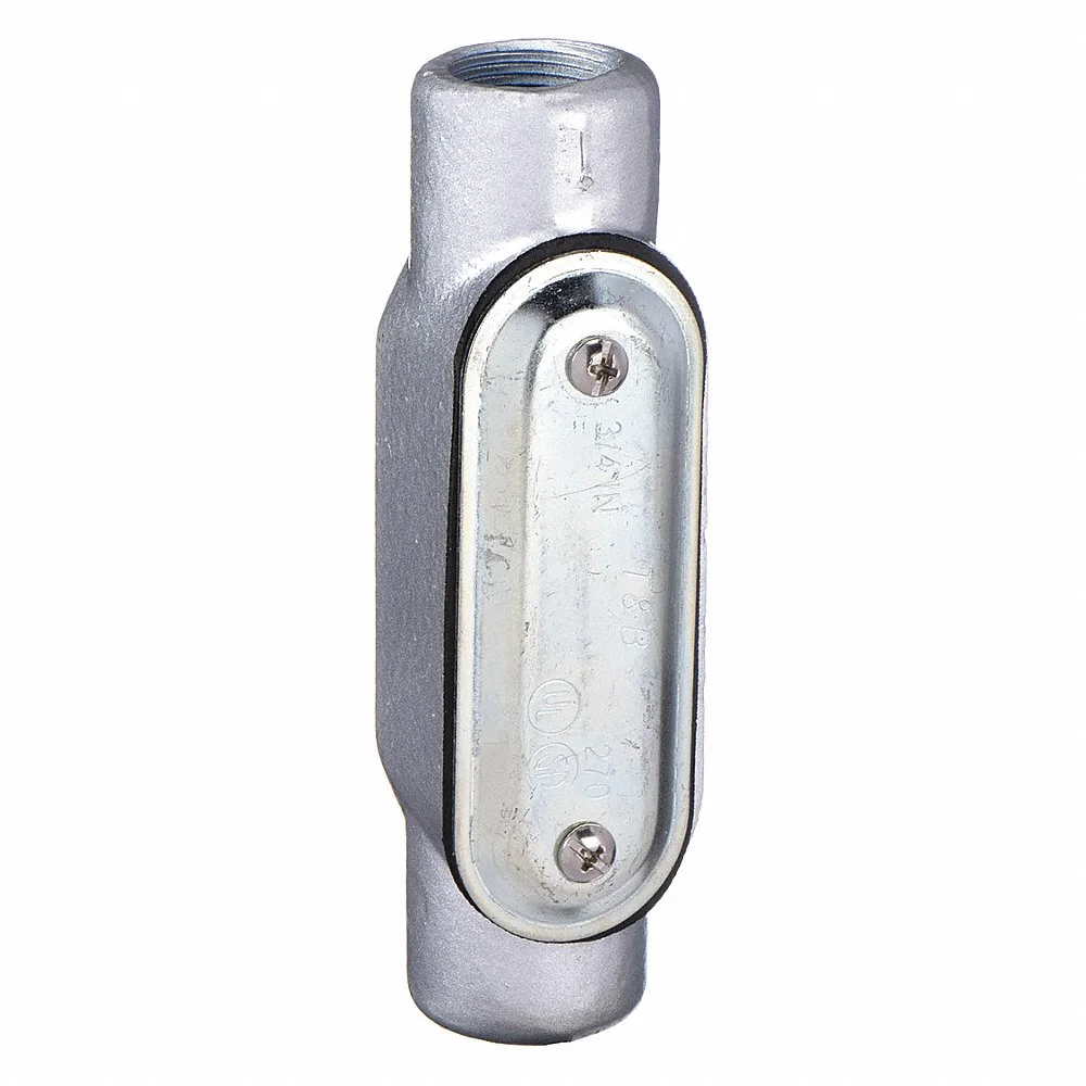 THOMAS & BETTS C27CG-TB Conduit Outlet Body, Iron, 3/4 Inch Size, C Body, 6.6 cu. Inch Capacity | BK9DKU 2LUV5