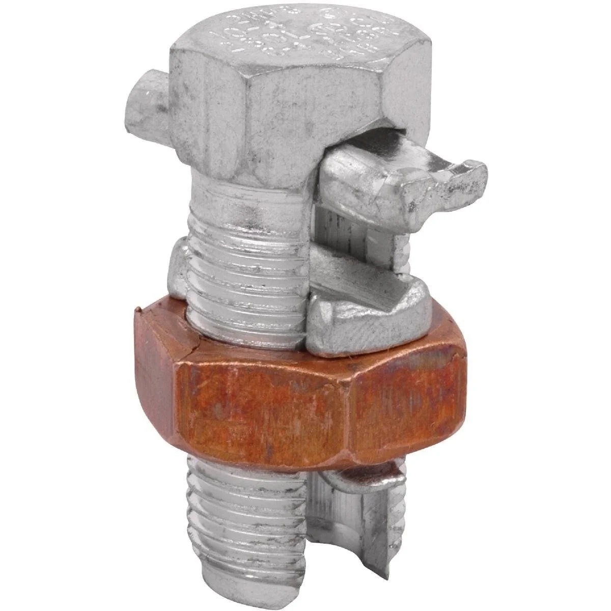 Plated Split Bolt Connector With Spacer, Type Hps, Aluminium, 2 Sol - 8 Sol