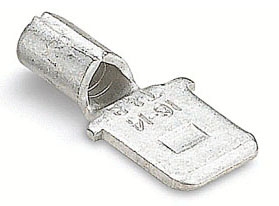 THOMAS & BETTS F2036 250 Male Disconnect, Non-Insulated, 12-10 AWG Wire | BK9FQM