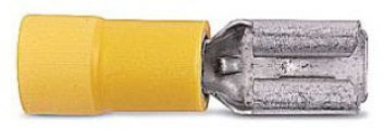 THOMAS & BETTS F9003 Ring Terminal, Yellow, 12-10 AWG Wire | BK9FUU