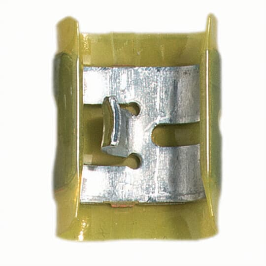 THOMAS & BETTS J972U Vinyl Insulated Spade Terminals, 16-14 Wire, #6 Stud, 18-14 Size | BK9JAD