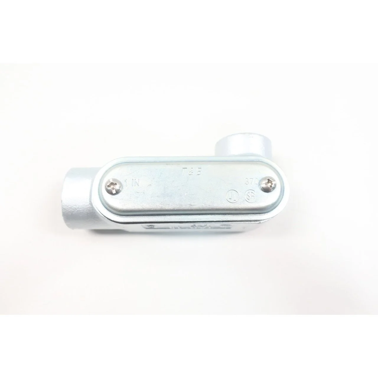 THOMAS & BETTS LB37 Ring Terminal, Non-Insulated, 1-1/0 Awg Wire, 3/8 Inch Stud, 90 Deg. Bend | BK9KDW