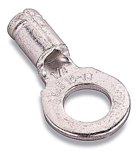 THOMAS & BETTS LTXES04B-C Ring Terminal, Non-Insulated, 8 Awg Wire, 1/2 Inch Size | BL9YBF