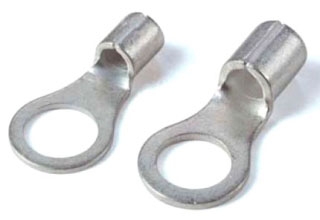 THOMAS & BETTS LTXES06B-D Ring Terminal, Non Insulated, #8 Awg Wire | BL9YBQ