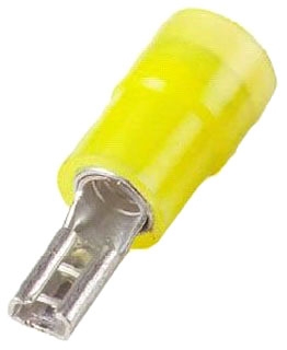 THOMAS & BETTS LTZES08G-A 110 Female Disconnect, Yellow, Nylon, 12-10 AWG Wire | BL9YDC