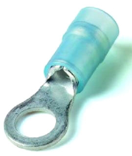 THOMAS & BETTS LTZUS05B-B Nylon Ring Terminal, 16-14 AWG Wire, 3/8 Inch Stud, Yellow | BL9WMB