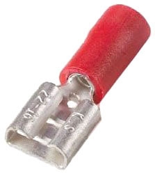 THOMAS & BETTS PLG8-TB 250 Female Disconnect, Vinyl, 22-16 AWG Wire | BK9LXN
