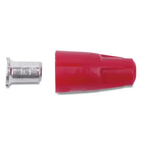 Nylon Insulated Crimp-On Wire Joint Connector, Length 0.50 Inch