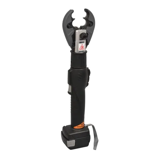 Battery Powered Crimping Tool, In-Line Rechargeable Open Type, 14.4 Vdc Voltage Rating