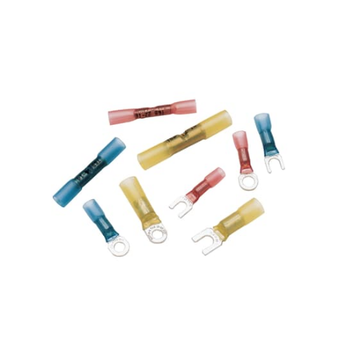 Heat Shrinkable Ring Terminal, 16-14 AWG Wire Size