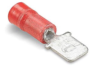 THOMAS & BETTS TV10-12R-L Male Disc, Vinyl Insulated | BK9QYR