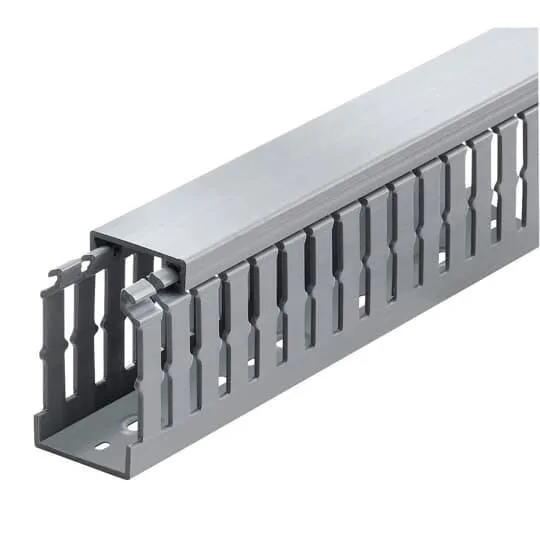 Ty-Duct Wiring Duct, 2-Point Contact Type, White, PVC, 3x4 In Slot Size