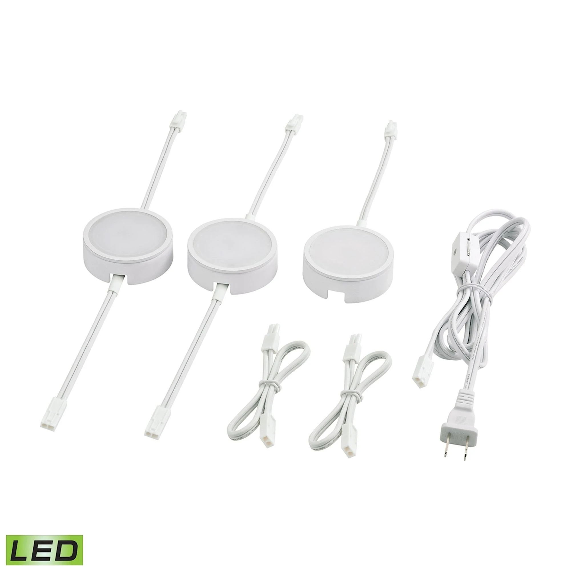 Metal Housing, 6ft Power Cord wPlug and Line Switch, 2Pcs 12inch Jump Cord, 1Pc Has 1 Tail