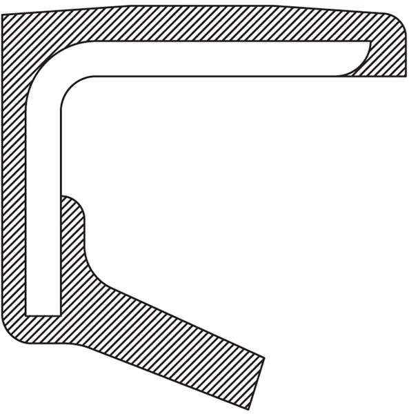 TIMKEN 26001-7080 Oil Seal, Single Lip, Buna N Nitrile | BC7BUH