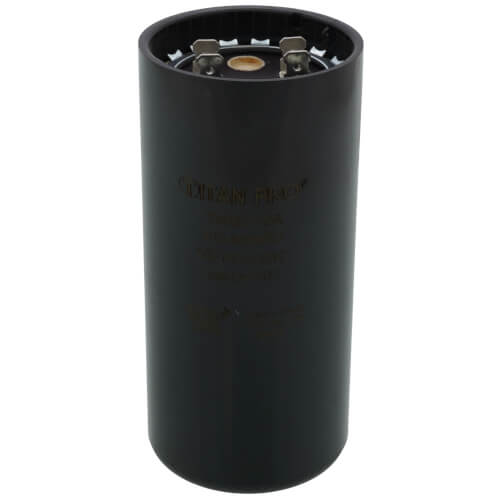 Start Capacitor, 165V, 710-850 MFD, Round, 3 3/8 in Height, 2 1/16 in Dia