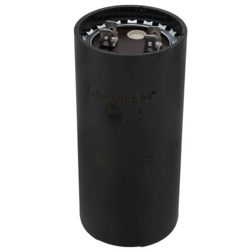 Start Capacitor, 165V, 810-972 MFD, Round, 4 3/8 in Height, 2 1/16 in Dia