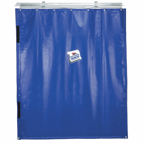 TMI 999-00090 Curtain Wall, 10 Ft Ht, 12 Ft Width, Blue, 1 Panels, 18 Oz PVC Coated Polyester | CU6TLB 4EE23