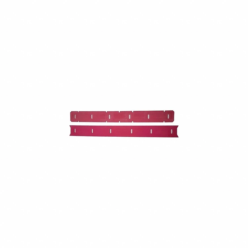 Squeegee Set, Rubber, 18 Inch Overall Length, 1 Inch Overall Wd, Red, 1 Pair