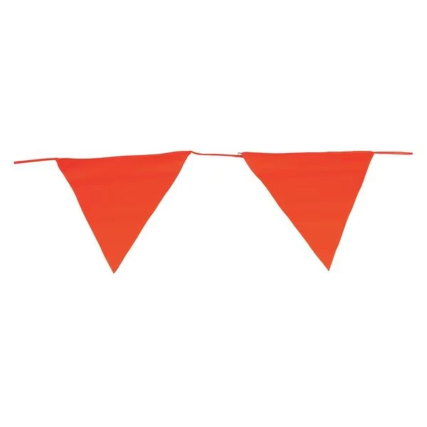 Pennants, Fluorescent Orange, 83 ft