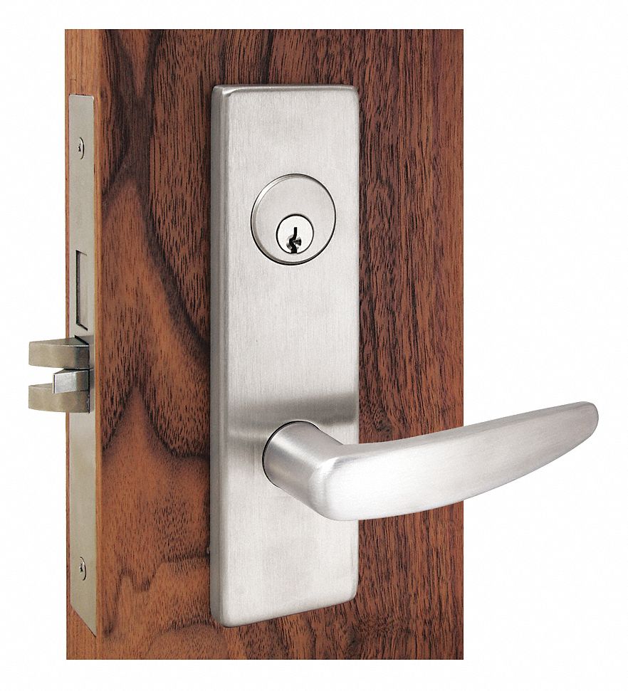 Mortise Lockset Bright Brass Store Door