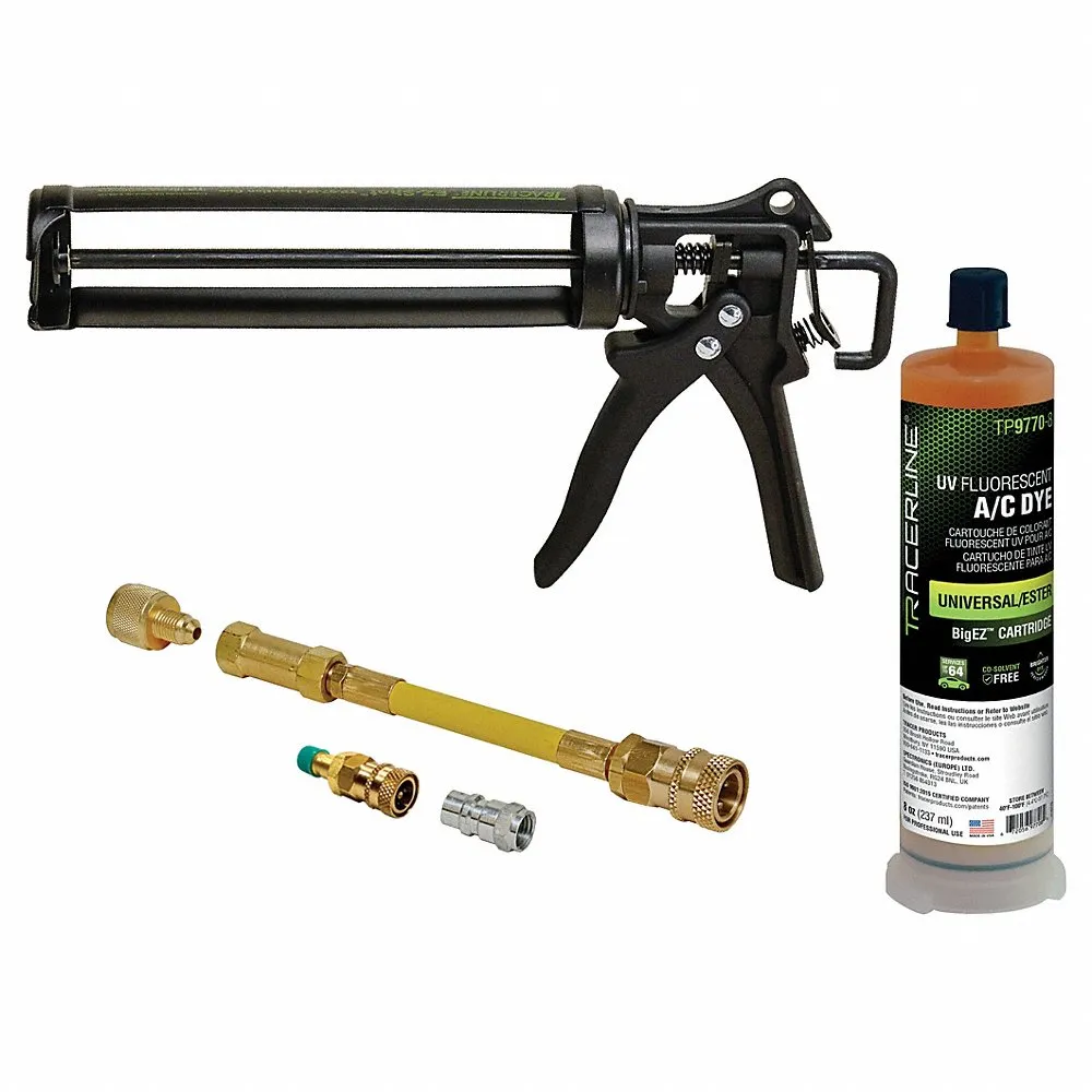Universal A/C Dye Injection Kit, With Dye Cartridge, Adapter