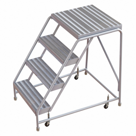 TRI-ARC WLAR004164-D4 Rolling Ladder, 40 Inch Platform Height, 21 Inch Platform Depth, 16 Inch Platform Width | CU6WTQ 25NX64