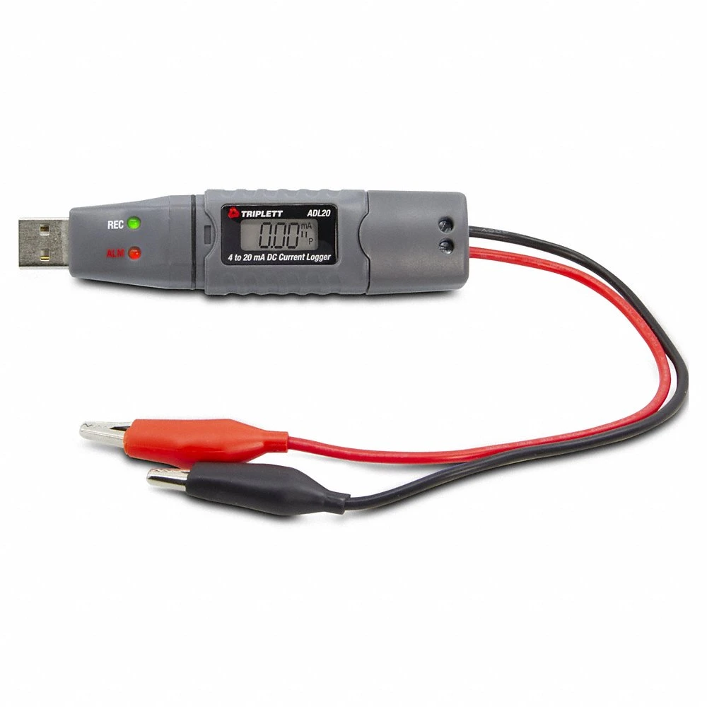 Record over 30000 current readings, 1 Current Channels, USB, Software Included, DC Volt