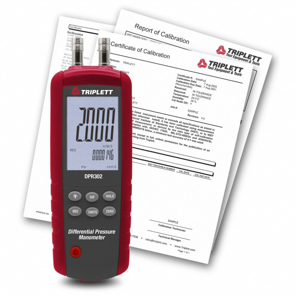 TRIPLETT Micromanometers