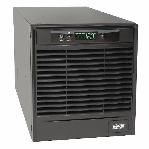 UPS System, On-Line/Double Conversion, 2.2 kVA Power Rating, 1.8 kW Watt, 7 Outlets, 16 A