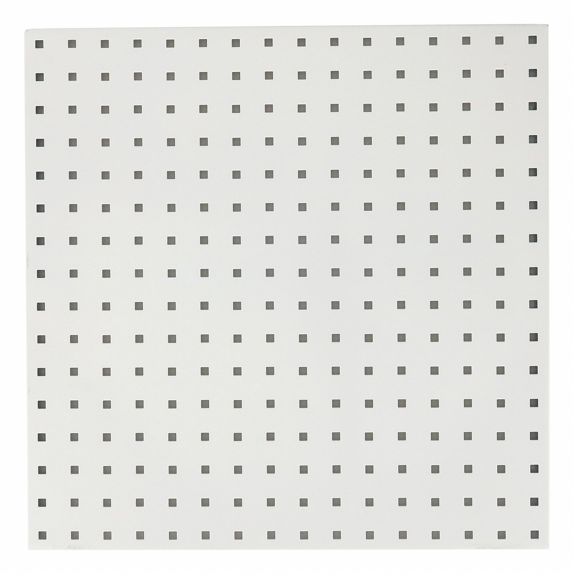 TRITON LB1-W Pegboard Panel, Square, 3/8 Inch Size Peg Hole Size, 24 Inch x 24 Inch x 1/2 Inch, Steel | CU7BFV 36RE11
