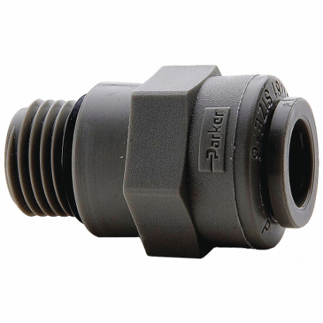 Connector, 9/16 Inch Pipe Size, Black