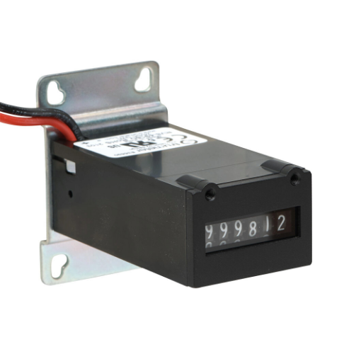 Electromechanical Counter, 4mm 6-Digit Analog, 12 VDC Input