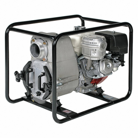 Engine Driven Utility Pump, 11 Hp, 4 Inch Mnpt, 337 Cc Engine Size, Centrifugal, Semi-Open