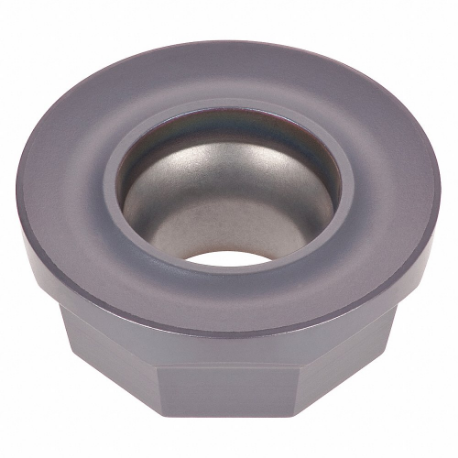 TUNGALOY 5812601 Round Milling Insert, 1/2 Inch Inscribed Circle, 0.189 Inch Thick, Chip-Breaker, Pvd | CU7CZM 38UE71