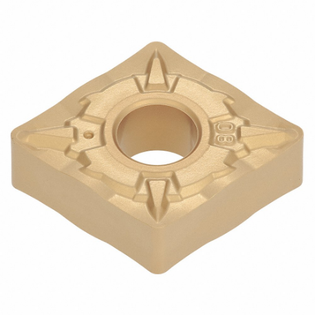 TUNGALOY 6805345 Diamond Turning Insert, Cnmg Insert, Neutral, 3/16 Inch Thick, 1/64 Inch Corner Radius | CU7DJF 38UD63