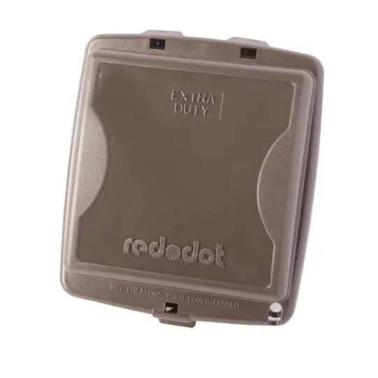 Red Dot Code Keeper While-In-Use Cover, Extra Duty Medium Universal Weatherproof, Bronze