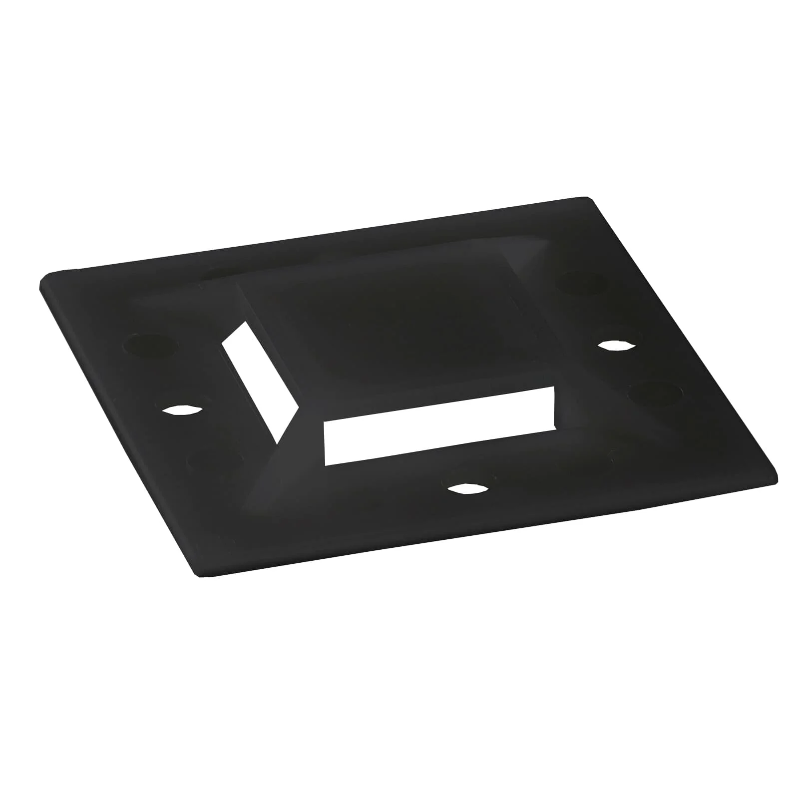 Mounting Base, Large Type, Black, Nylon/Polyamide 6.6