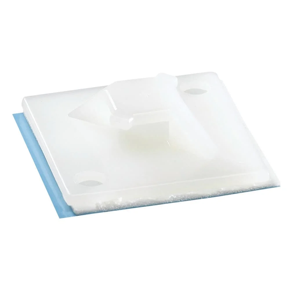 Mounting Base, Flame-Retardant Type, Natural, Nylon/Polyamide 6.6