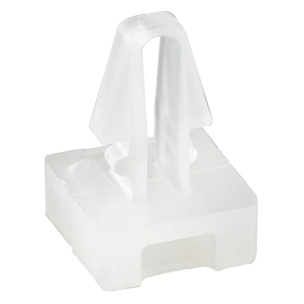 Cable Tie Mounting Base, Natural, Nylon/Polyamide 6.6, Push Mounting Type