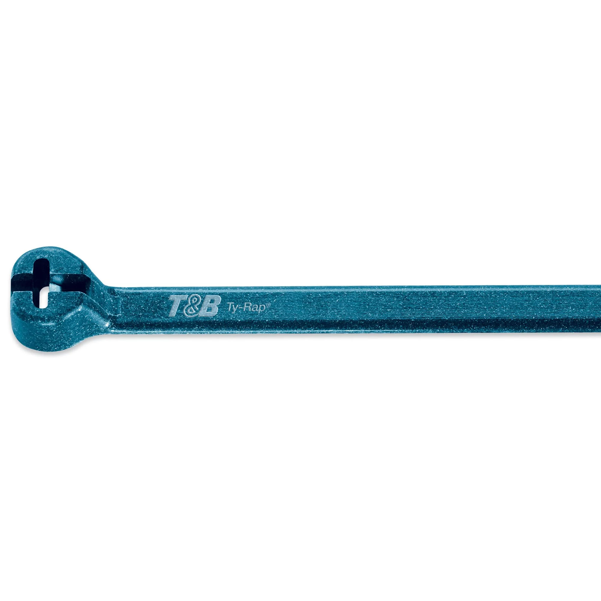 Cable Tie, 185 Deg F Temp Range, 2-Piece Detectable Type, Blue, Nylon/Polyamide 6.6