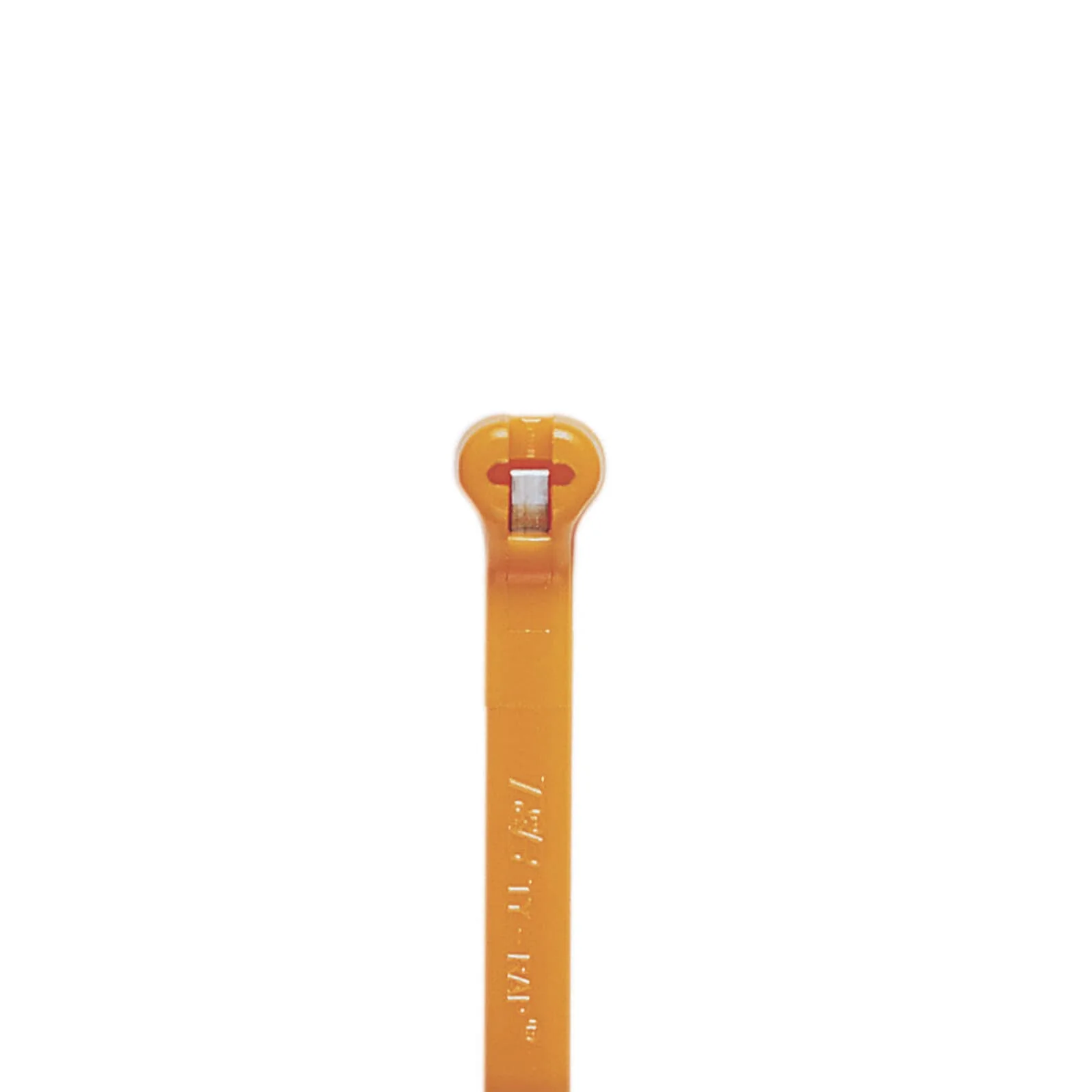 Cable Tie, 185 Deg F Temp Range, 2-Piece High Performance Standard Type, Orange