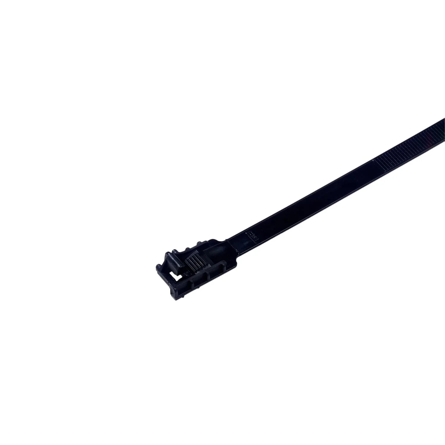 Cable Tie, 230 Deg F Temp Range, Lashing Type, Black, Polypropylene